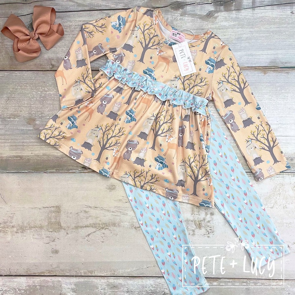 Woodland Animals Pants set